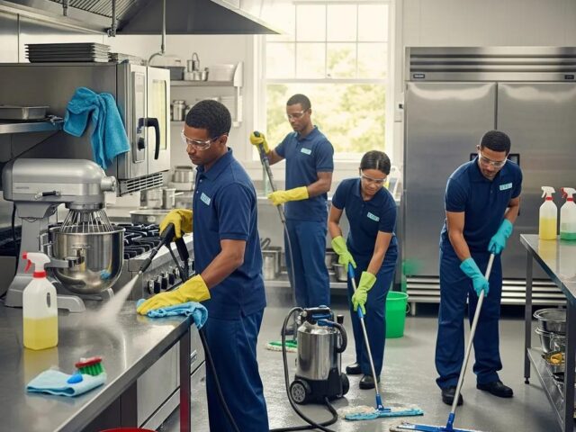Comprehensive Commercial Kitchen Deep Cleaning & Sanitation