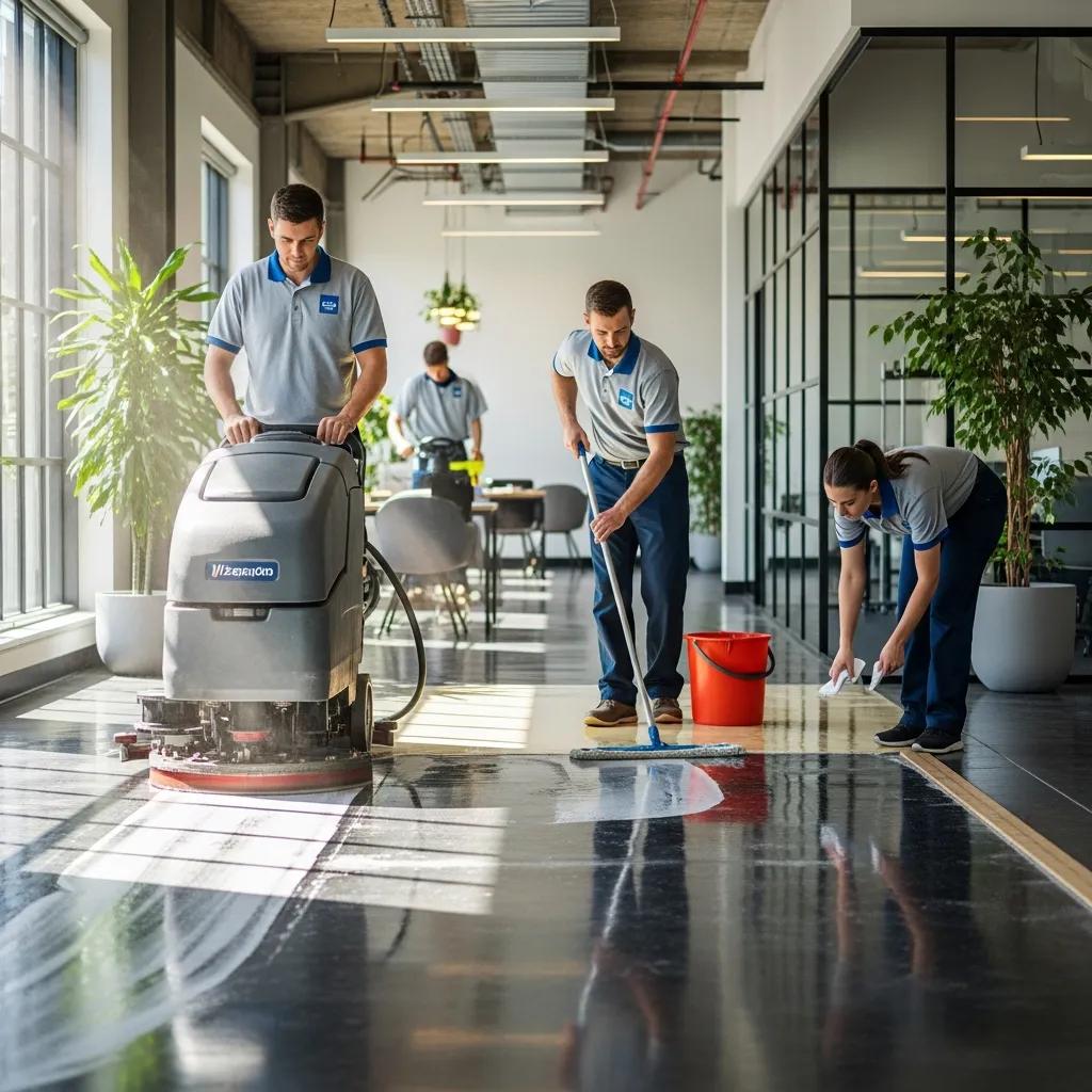 Professional Commercial Floor Stripping & Waxing Services