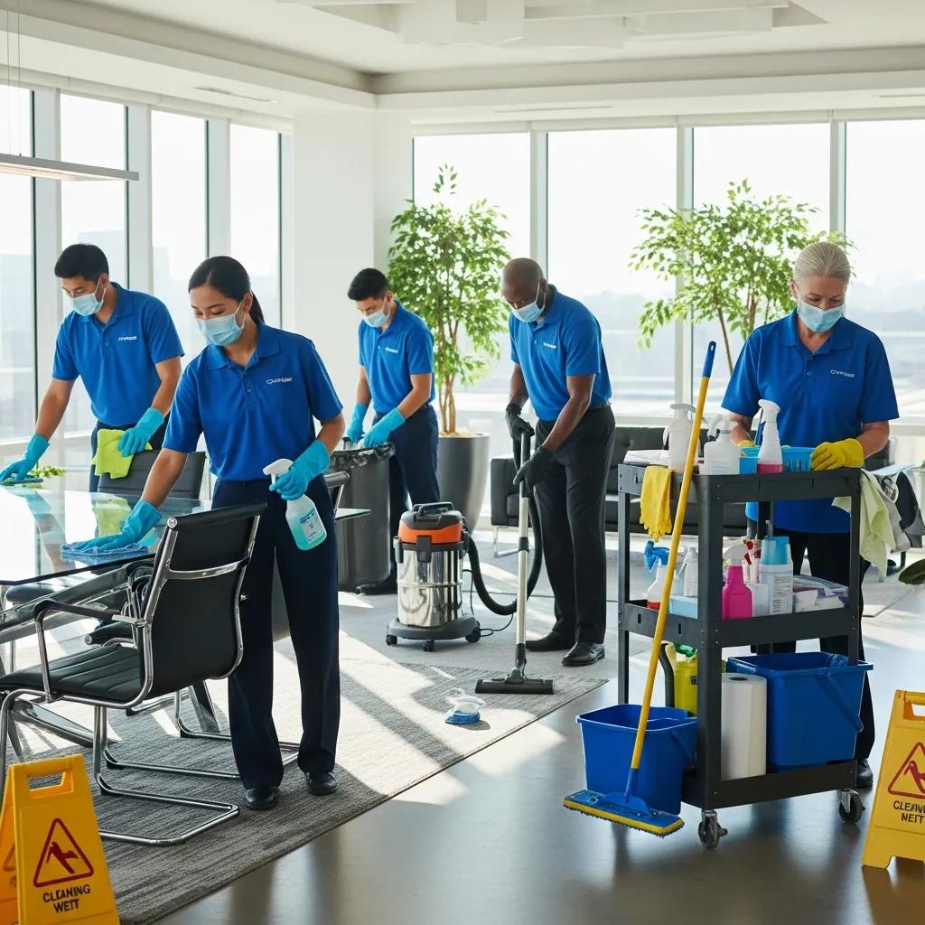 Strict Commercial Cleaning Safety Guidelines for Workplaces