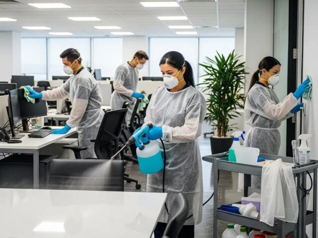 Adhering to COVID-19 Cleaning Protocols for Commercial Spaces