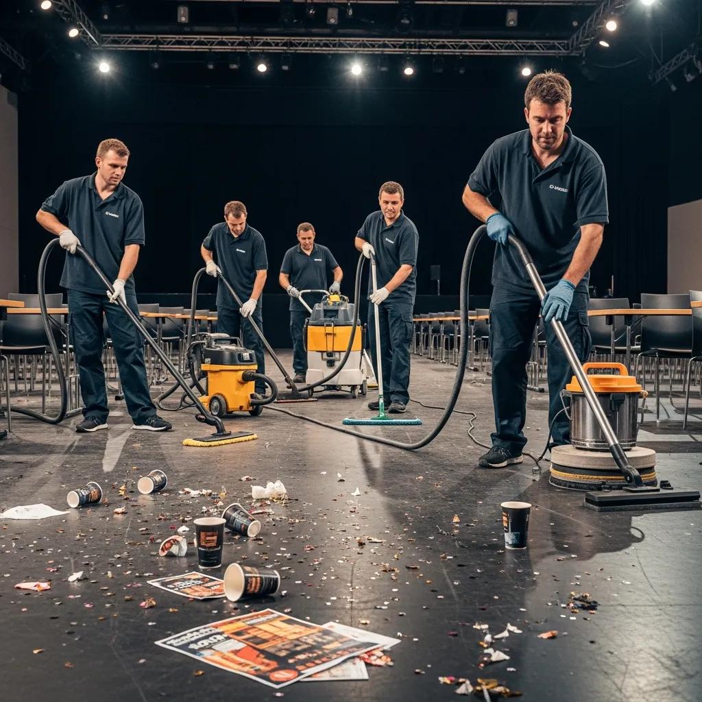 Efficient Post-Event Cleanup for Commercial Venues